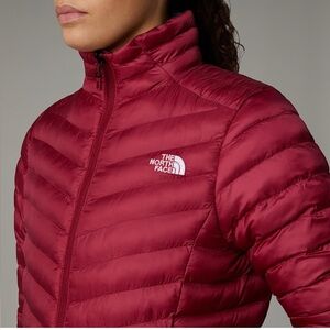 The North Face Women's Down 550 Burgundy Puffer Jacket, Sz XL